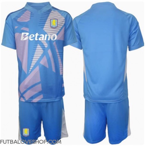 Dres Aston Villa Brankarsky Tretina pre deti 2024-25 Krátky Rukáv (+ trenírky)